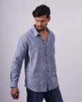 denim look linen shirt 5