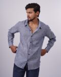 denim look linen shirt 5