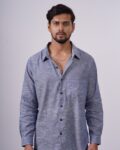 denim look linen shirt 5